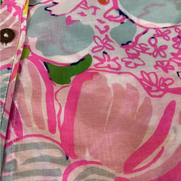 Lilly Pulitzer for Target Button Down Shirt - Nosie Posey, - Picture 9 of 11